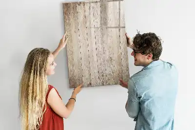 Magnetic erase board with a wooden frame