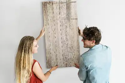 Magnetic erase board with a wooden frame