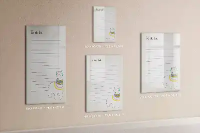 Magnetic writing board wishlist version