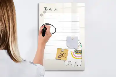 Magnetic writing board wishlist version