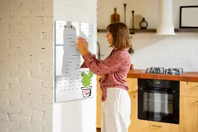 Magnetic erase board to-do list