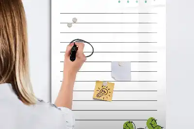 Magnetic erase board to-do list