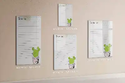 Magnetic erase board to-do list