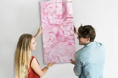 Magnetic erase board summer flowers design