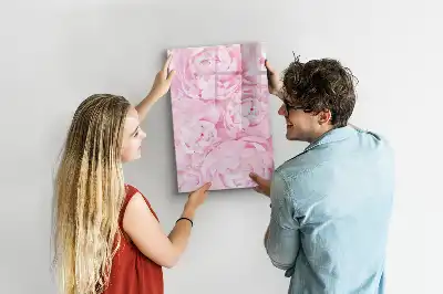 Magnetic erase board summer flowers design
