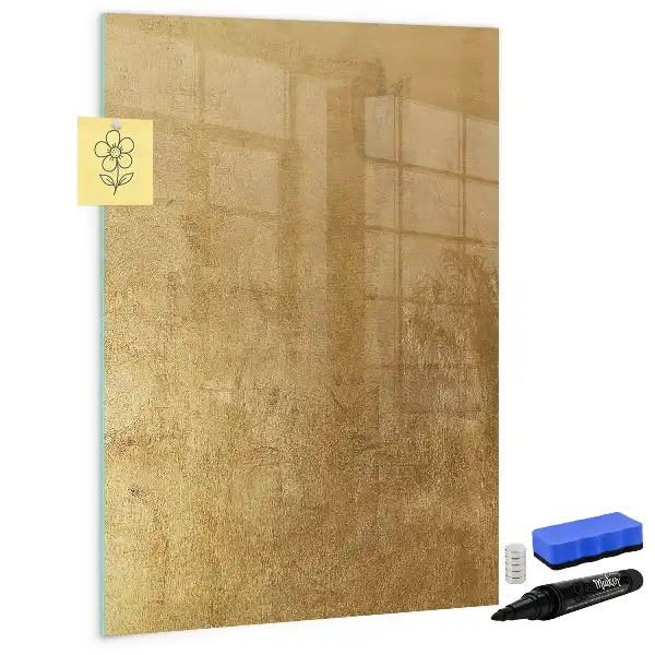 Magnetic writing board decorative fabric design