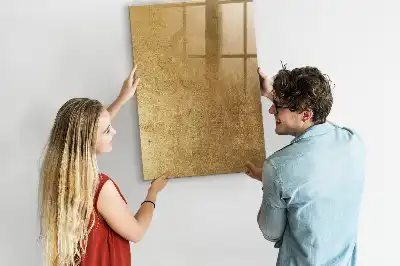 Magnetic writing board decorative fabric design