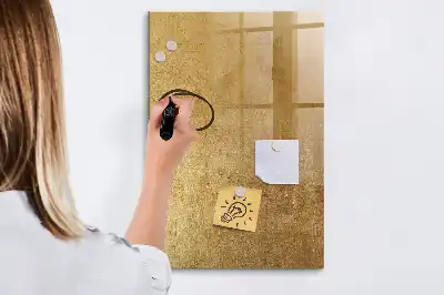 Magnetic writing board decorative fabric design