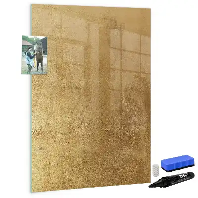 Magnetic writing board decorative fabric design