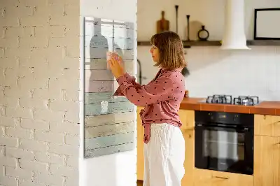 Magnetic dry erase board pastel finish