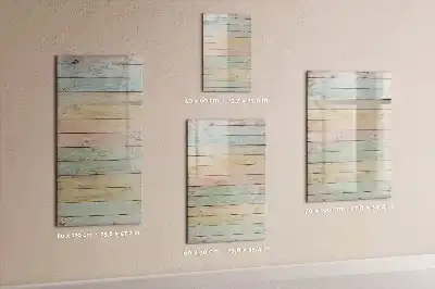 Magnetic dry erase board pastel finish