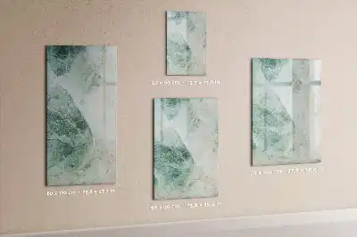 Magnetic writing board stone marble design