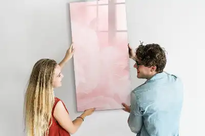Magnetic writing board roses design