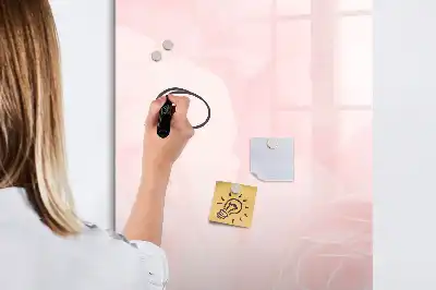 Magnetic writing board roses design