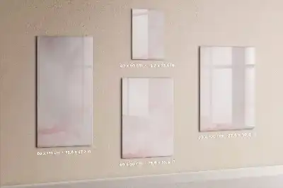Magnetic writing board roses design