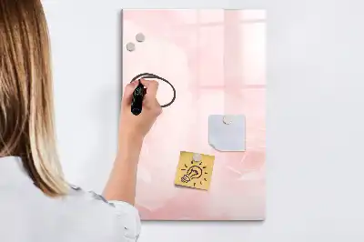 Magnetic writing board roses design