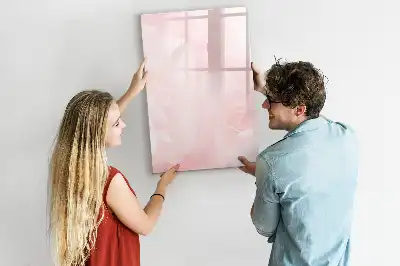 Magnetic writing board roses design