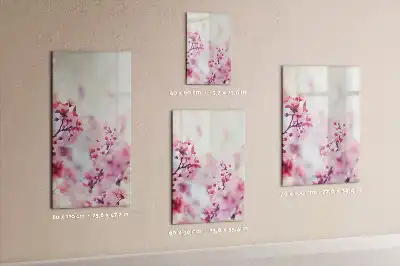 Magnetic erase board Spring flowers