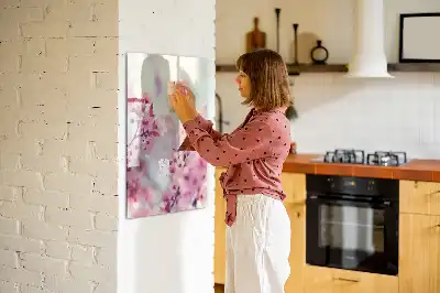 Magnetic erase board Spring flowers
