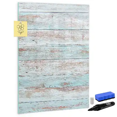 Magnetic erase board pastel finish