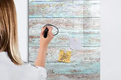 Magnetic erase board pastel finish