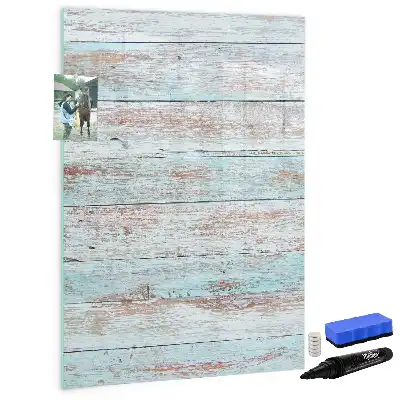 Magnetic erase board pastel finish