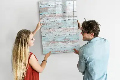 Magnetic erase board pastel finish