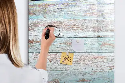 Magnetic erase board pastel finish