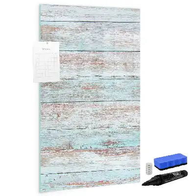 Magnetic erase board pastel finish