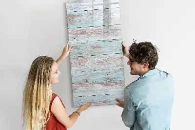 Magnetic erase board pastel finish