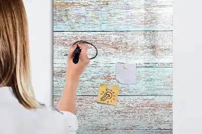 Magnetic erase board pastel finish