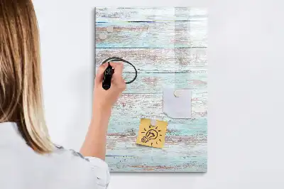 Magnetic erase board pastel finish