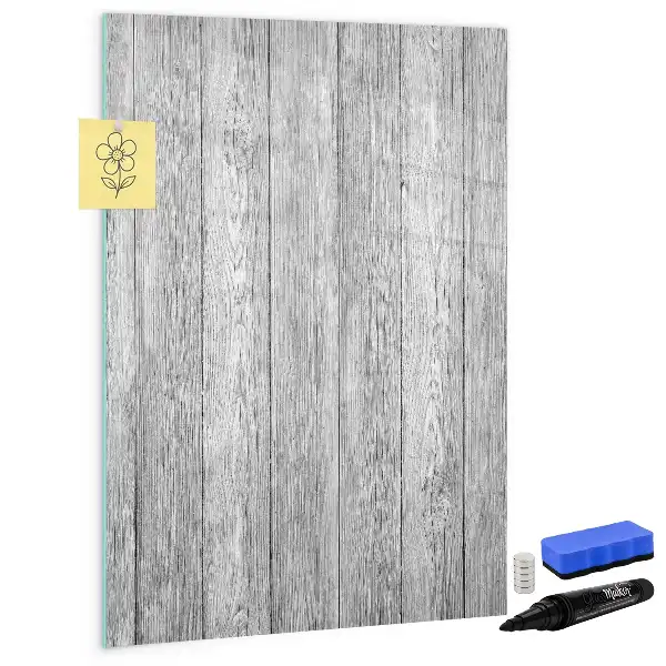 Magnetic writing board wooden frame