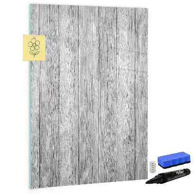 Magnetic writing board wooden frame