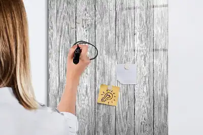 Magnetic writing board wooden frame