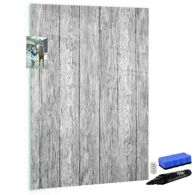 Magnetic writing board wooden frame
