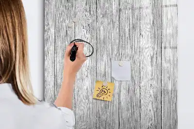 Magnetic writing board wooden frame
