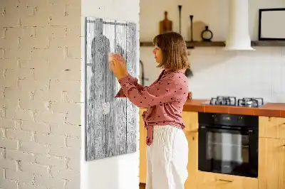 Magnetic writing board wooden frame