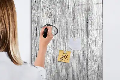 Magnetic writing board wooden frame