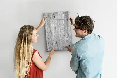 Magnetic writing board wooden frame
