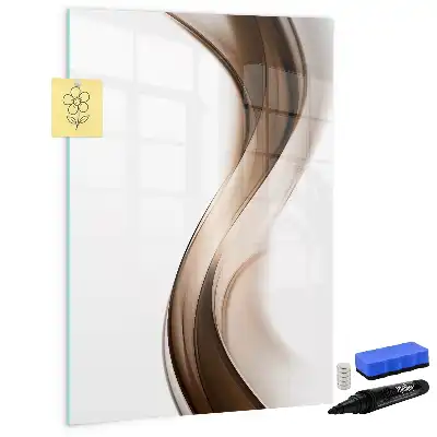Magnetic writing board wave abstraction design