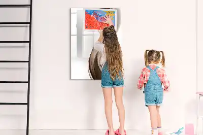 Magnetic writing board wave abstraction design