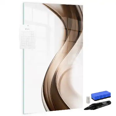Magnetic writing board wave abstraction design