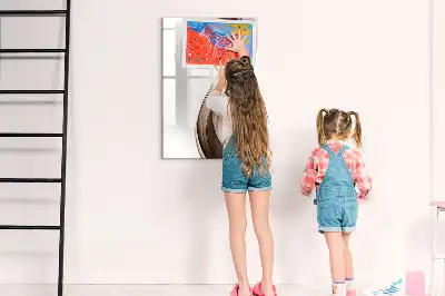 Magnetic writing board wave abstraction design