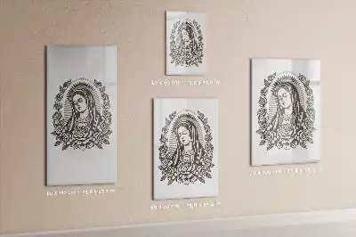 Magnetic erase board featuring our Lady of Guadalupe design