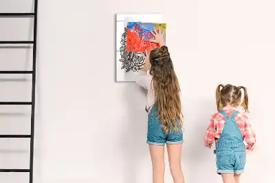 Magnetic erase board featuring our Lady of Guadalupe design