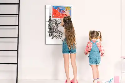 Magnetic erase board featuring our Lady of Guadalupe design