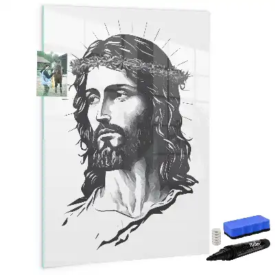 Magnetic writing board Jesus Christ