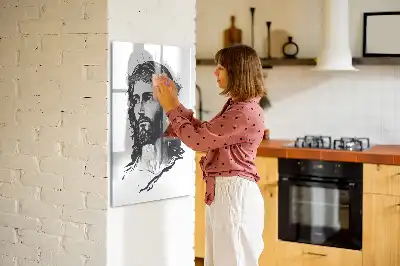 Magnetic writing board Jesus Christ
