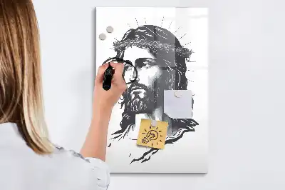 Magnetic writing board Jesus Christ